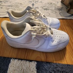 Nike White Mesh Sneakers